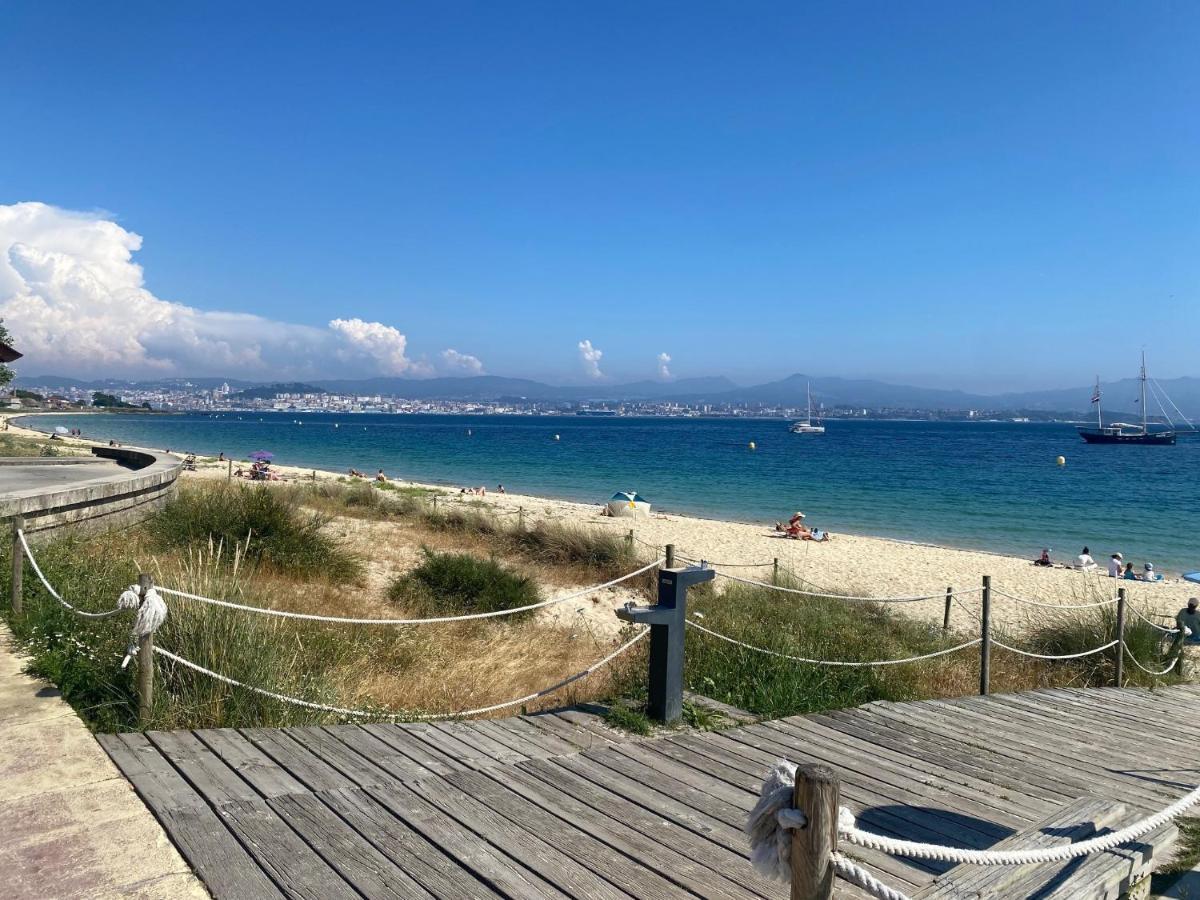 Ferienwohnung El Mirador De Playa Rodeira, Cangas Exterior foto